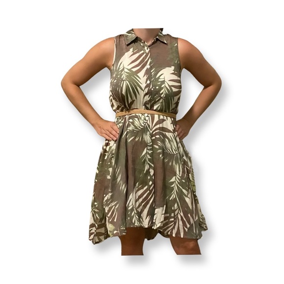 Mlle Gabrielle Dresses & Skirts - Mlle Gabrielle Tropical Palm Dress